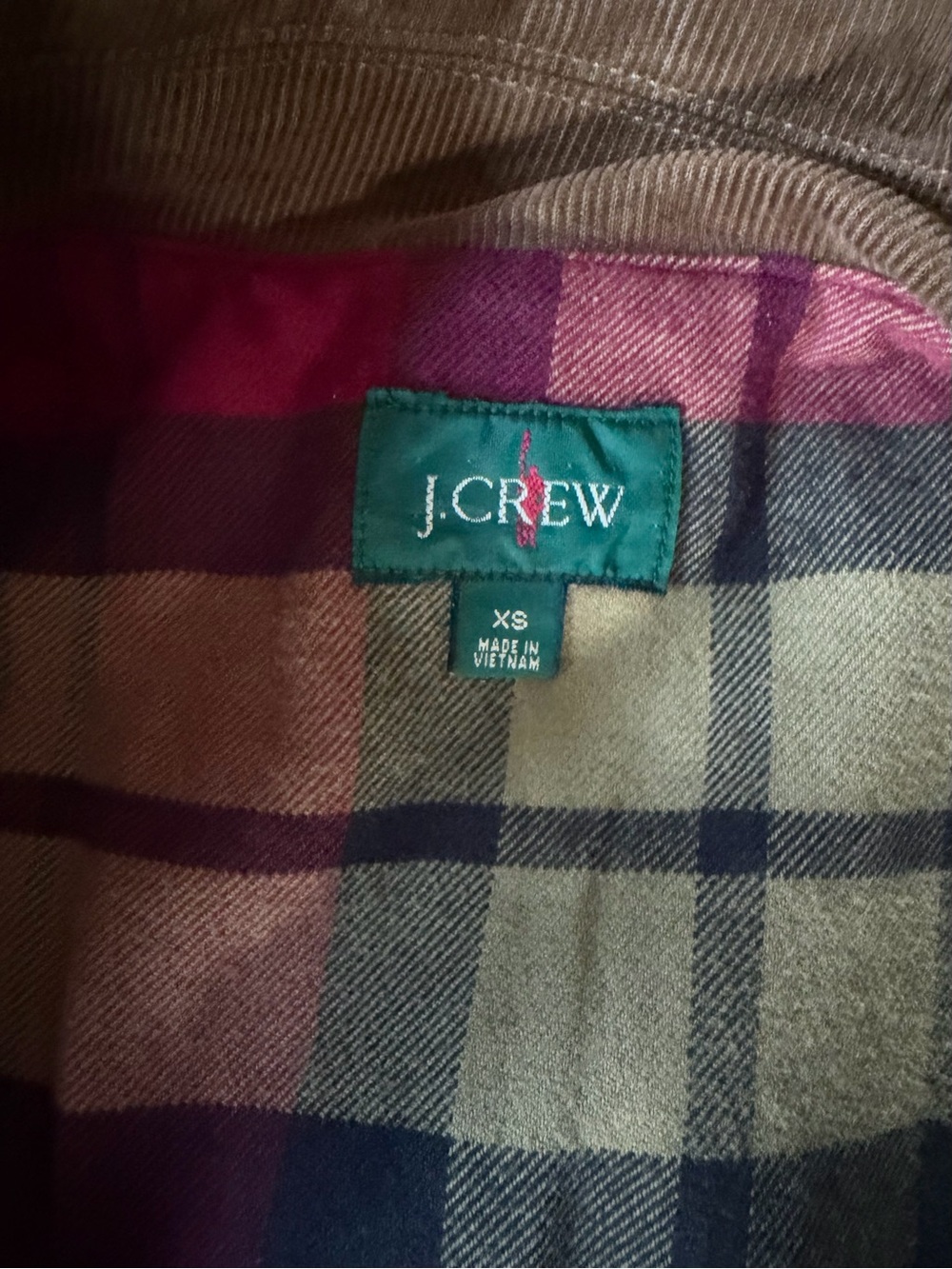 J. Crew Men’s Brown Canvas 1983 Barn Jacket with Corduroy Collar - Picture 2 of 4